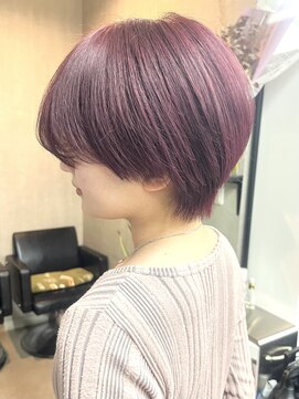 トリコ(ToricO) バーガンディ/レイヤーショート/ボルドーカラー