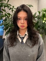 ラヴィズム 長岡店(LUVISM)&nbsp;韓国/顔周りレイヤー/ダブルカラー/ベージュ/前髪新潟長岡宮関