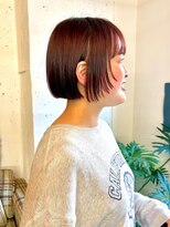 アペロ 柏(Apero) レッドブラウン/レイヤーボブ/顔まわりレイヤー/ボブi柏美容室/