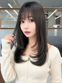 20代30代◎うる艶ストレート髪質改善春夏カラーロングヘア