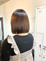 エトネ ヘアーサロン 仙台駅前(eTONe hair salon)&nbsp;扱いやすい縮毛矯正のボブ