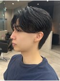 センターパート/ニュアンスパーマ/フェザーパーマ/men's