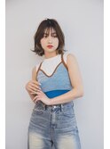 マッシュウルフウルフボブハンサムショートレイヤーカット