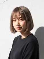 クレメント サロン ブル(Clement Salon Bull)&nbsp;【松戸BULL】大人女性に！透明感ミルクティーベージュ×ミニボブ