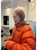 エスト ヘアー マール 横浜店(est hair mar)&nbsp;white pink