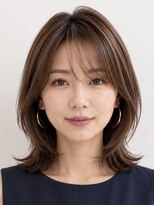 サーカス バイ ビュートリアム 青山(CIRCUS by BEAUTRIUM)&nbsp;くびれミディアムレイヤー 30代40代 ハイライト 表参道 青山