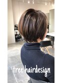 ノンブローでおさまる大人 ボブ 『Tree hairsalon 』本厚木