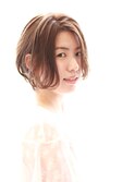 大人可愛い前下がりショートボブ☆美シルエット☆