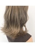【ALIVE吉祥寺】王道French beige*w color*シースルーカラー