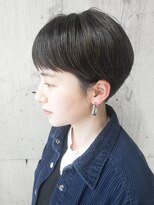 シスタ(SISTA) 【SiSTA】えりあしタイトなショートボブ×シースルーバング