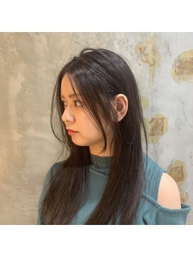 ノエル ヘアー アトリエ(Noele hair atelier) 【Noele】センターパートに耳かけロング☆