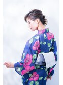 MARBLES/三軒茶屋☆浴衣着付け☆お祭り☆ルーズアレンジ☆