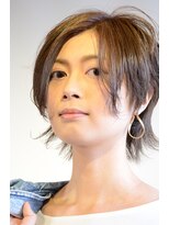 ピースリーヘア バイ カーサ(peathree.hair by CASA)&nbsp;ウルフ×グレーベージュ