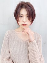 アイティー バイ アルバム 中野店(IT by ALBUM) ハンサムショート_オリーブカラーハイライトカラー_47345