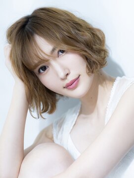 スカイレビュー(SKY Re beau) 【錦糸町レビュー店】フェミニン ゆるふわショートAラインボブ