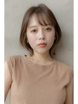 ハバナ 新宿(HAVANA) 20代30代/大人かわいい小顔ひし形くびれボブ/インナーカラー