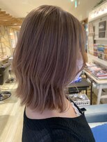 エイト新宿店(EIGHT shinjuku)&nbsp;暖色系ミルクティーカラー　EIGHT shinjuku【エイト】新宿　阿部