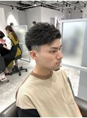 夏スタイル　アップバングリバーススタイル