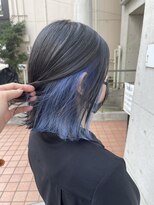 ヘアーデザイン アルエ(HAIR×design ARUE) 【ARUE】インナー×ペールブルー