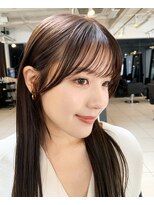 メゾンアクア 表参道(Maison ACQUA)&nbsp;似合わせシースルーバング　青山　表参道　前髪　似合わせカット