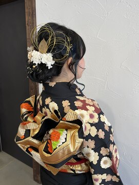 アウラ 成人式ヘアセット