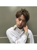 ☆ミルクティーベージュ×アップバングショート☆横山飛翔