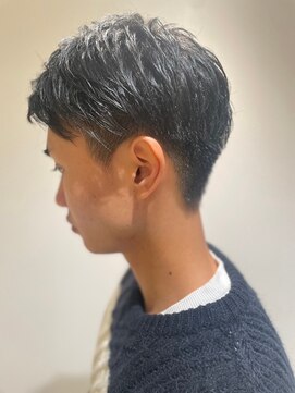 ソイクフ 四条大宮店(SOY-KUFU) 【soy-kufu】MEN'S HAIRショートヘアアッシュブラック
