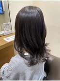 透明感グレージュ/ミディアム