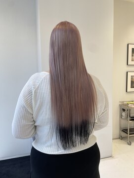 ハイブ 金沢(Hive) ハイトーンブロンド×ブラック裾カラー