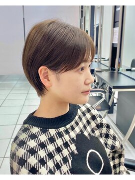 トニーアンドガイ 青山店(TONI & GUY) ミニボブ　グレージュシアカラーショートヘア