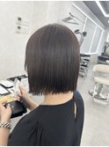 切りっぱなしボブ