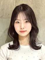 ユニコ(unico)&nbsp;韓国風/レイヤー/小顔/前髪カット/髪質改善/グレージュ/透明感