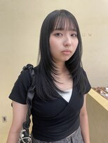 スニュウ(snuw)&nbsp;【snuw mina】レイヤーカット/透明感カラー/伏見