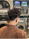 スパイキーショートアフロ