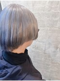 【シルバーグレー】ブリーチカラー シルバー グレー 宇都宮 鹿沼