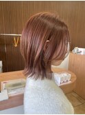 くびれミディ×コーラルピンク