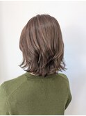 【中村のぞみ】クセを活かしたカット×メルティーベージュ