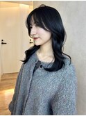 メルティカラーウェーブミディアム韓国レイヤーカット吉祥寺◎
