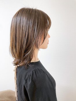 エゼル(Esell)の写真/【髪質改善×レイヤー】小顔に見せる繊細な似合わせカットで、あなたの魅力を最大限に引き出します。