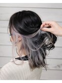 インナーカラー×ラベンダーグレージュ［守谷/インナーカラー］
