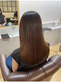 艶やかストレートロングスタイル