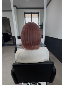 ログ(LOG) 大人可愛いショートダブルカラーサクラピンク