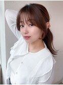 2wayバングでイメチェン！顔まわりレイヤーが人気◎【浦和】