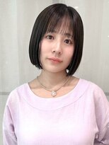 リュミエ ドゥ マッシュ(Lumier de mashu) 【大阪/梅田/茶屋町/中崎町】k切りっぱなし艶髪ボブ