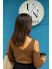 【当店人気メニュー♪】　カラー　&　（内部リペア）髪質改善Tr　￥8500