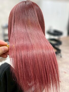 ハーシーバイアポロ 相模大野(HERSHE by apollo) x髪質改善/ホワイトグレージュ/レイヤーカット/チェリーブラウン