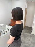 ぷつっとボブ/ドライヤーでまとまるボブスタイル