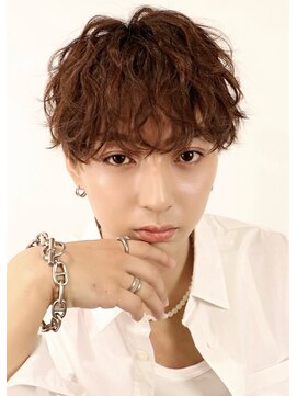 オーシャントーキョー 心斎橋(OCEAN TOKYO WEST) シャドウパーマスパイラルラウンドマッシュ