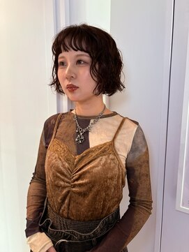 シータ(sheta) 【表参道sheta小林】黒髪ボブ小顔ニュアンスパーマボブパーマ