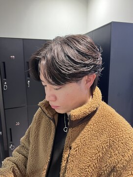 アウラ(AURA) フェザーパーマニュアンスパーマ毛流れパーマカルマパーマ